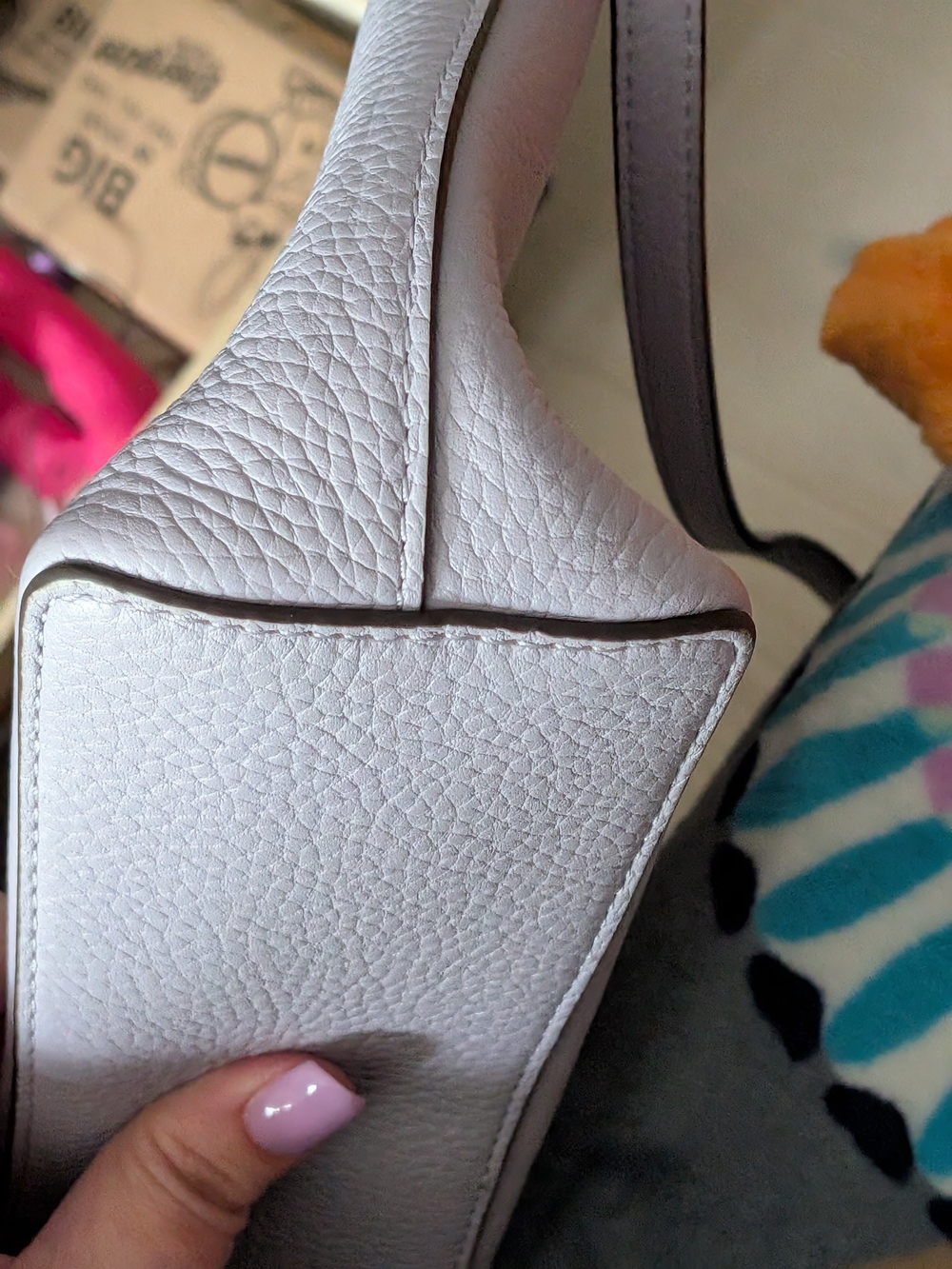 kate spade Lilac Pebbled Leather Crossbody Bag - Picture 5 of 13